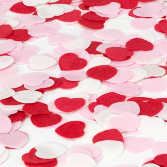 Heart shaped Bath confetti