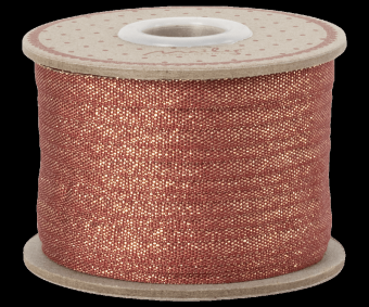 Ribbon, 25 m - Red/Gold