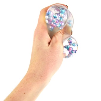 BALL SQUEEZE STICKY w PEARL 6cm