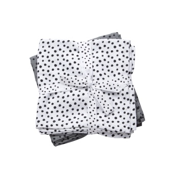 Swaddle 2-pack Happy dots Grey