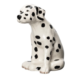 Dalmatian Pongo 20x21 cm, Vit/Svart