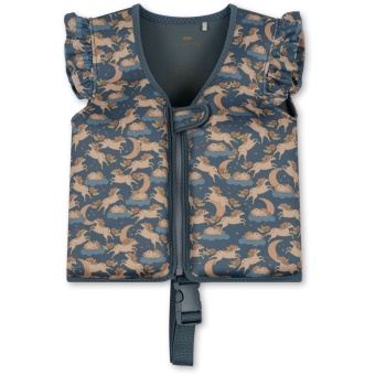 NEOPRENE FLOAT VEST FRILL  UNICORN BLUE