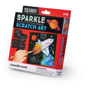 Sparkle Scratch Art/Space Explorer