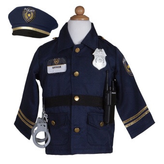 Police Officer w/Accessories (Garment Bg), SIZE US 5-6