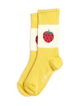 Strawberry ribbed socks Yellow - Chapter 1
