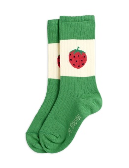 Strawberry ribbed socks Green - Chapter 1
