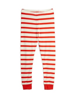Stripe leggings RED
