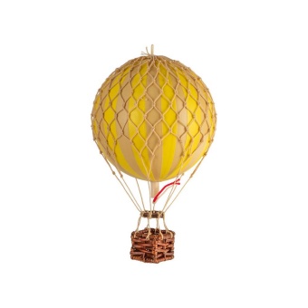 Luftballong liten Floating the skies Gul