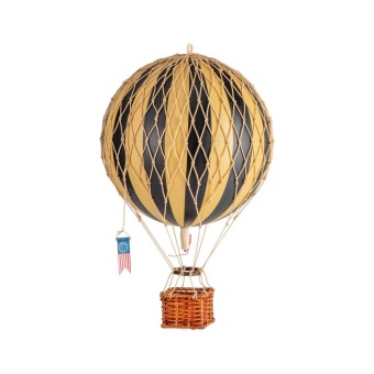 Luftballong mellan Travels light Svart