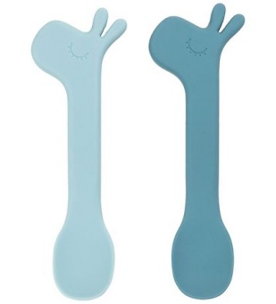 Silicone spoon 2-pack Lalee Blue