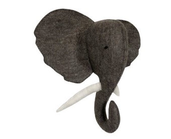 Gamcha Väggbonad Elefant