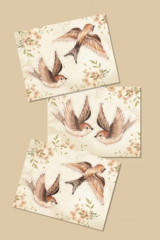 Mrs Mighetto - PAPER FRIENDS – SPARROWS