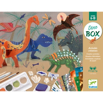 Pyssel; The world of dinosaurs Box