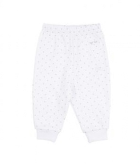 Saturday Pants White/Silver Dots