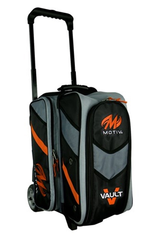 Motiv Bowling Vault 4-Ball Roller - Black/Orange