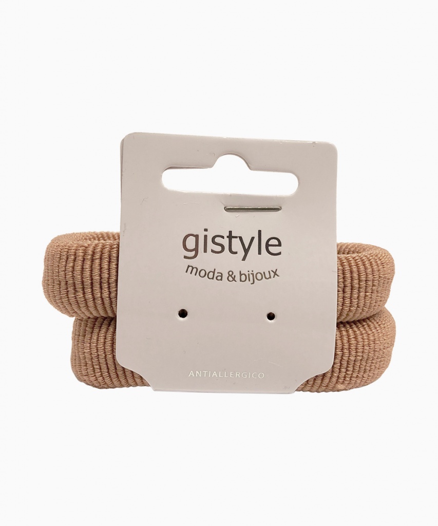 Hårsnodd 2-pack Ljusbeige