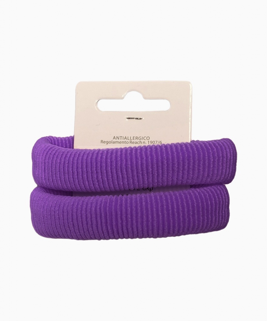 Hårsnodd 2-pack Mörklila