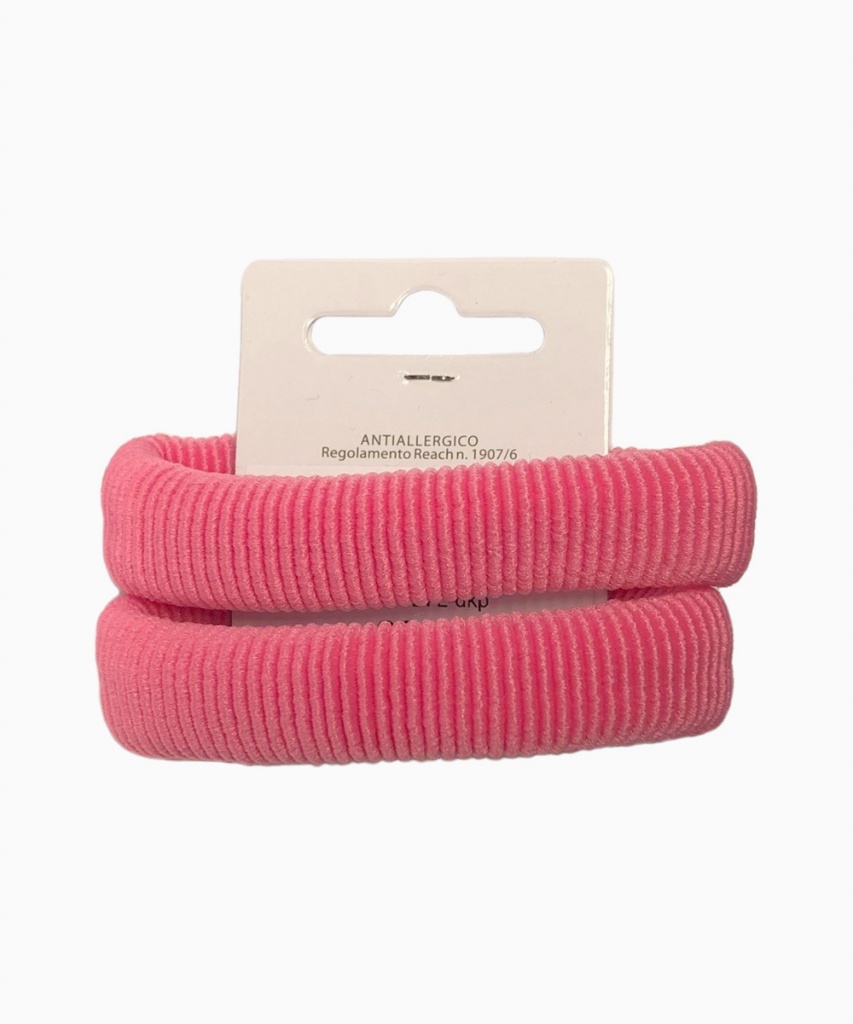 Hårsnodd 2-pack mörkrosa