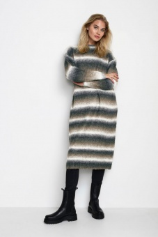 Kaffe Dera Knit Dress Toffe/Chalk