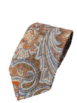 Portia Brown Silk Tie