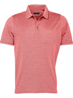 Fynch Hatton Polo 2-Tone Mercerized Flamingo White
