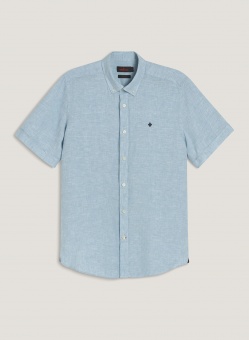 Morris Douglas Linen SS Shirt-Classic Fit