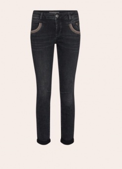 Mosmosh Naomi Shade Washed Jeans Grey Wash Regular