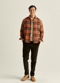 Morris Flannel Colour Check Overshirt