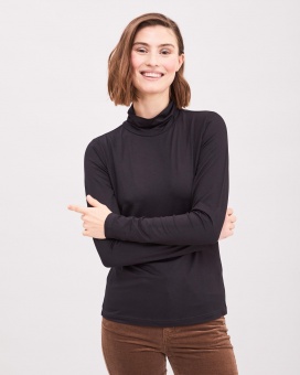 Newhouse Sally Turtleneck Black