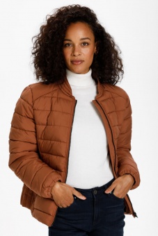 Kaffe Miamy Quilted Jacket Russet