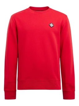 J.Lindeberg Throw Patch Hoodie Red Bell