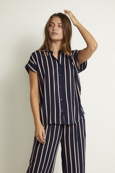 Kaffe Gamila Skjorta Navy