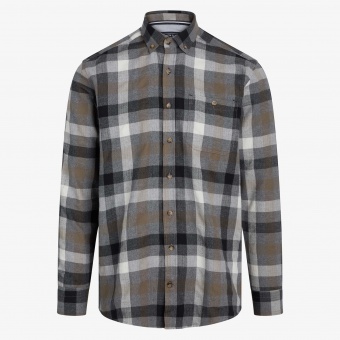 Signal Mike Hunter Check Brown Crocodile