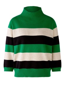 Oui Tröja Green Grey