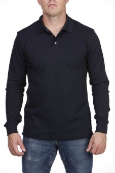 Hansen& Jacob Classic Longsleeve Polo Navy