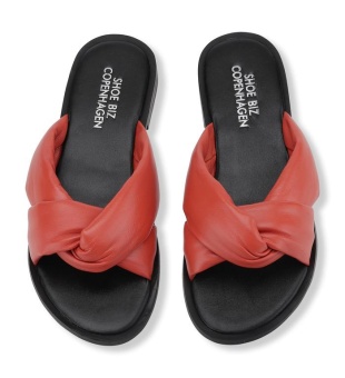 Shoe Biz Copenhagen Sikta Plain Leather Orange