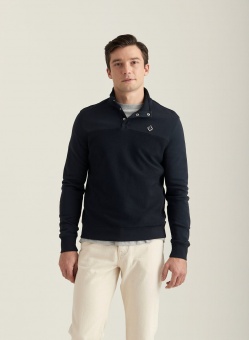 Morris Nortclyff sweatshirt Old Blue
