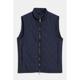 Oscar Jacobson Liner Waistcoat Dark Blue