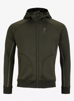 Pelle P Levo Rib Hoodie Khaki Green
