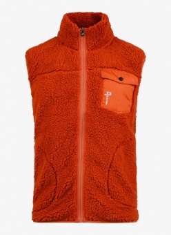 Pelle P Sherpa Vest Spice Orange
