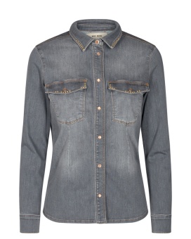Mosmosh Selby Shade Denim Shirt Grey