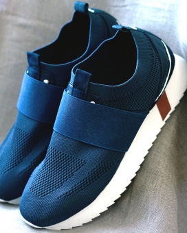Mosmosh Rome Knit Sneaker Dark Blue