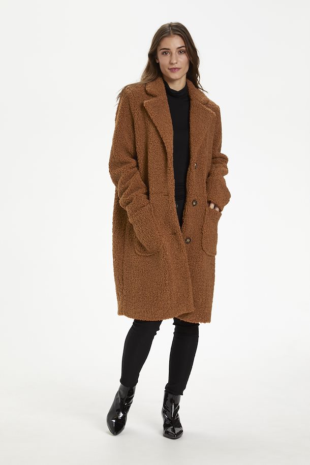 Kaffe Balma Teddy Coat Sierra 
