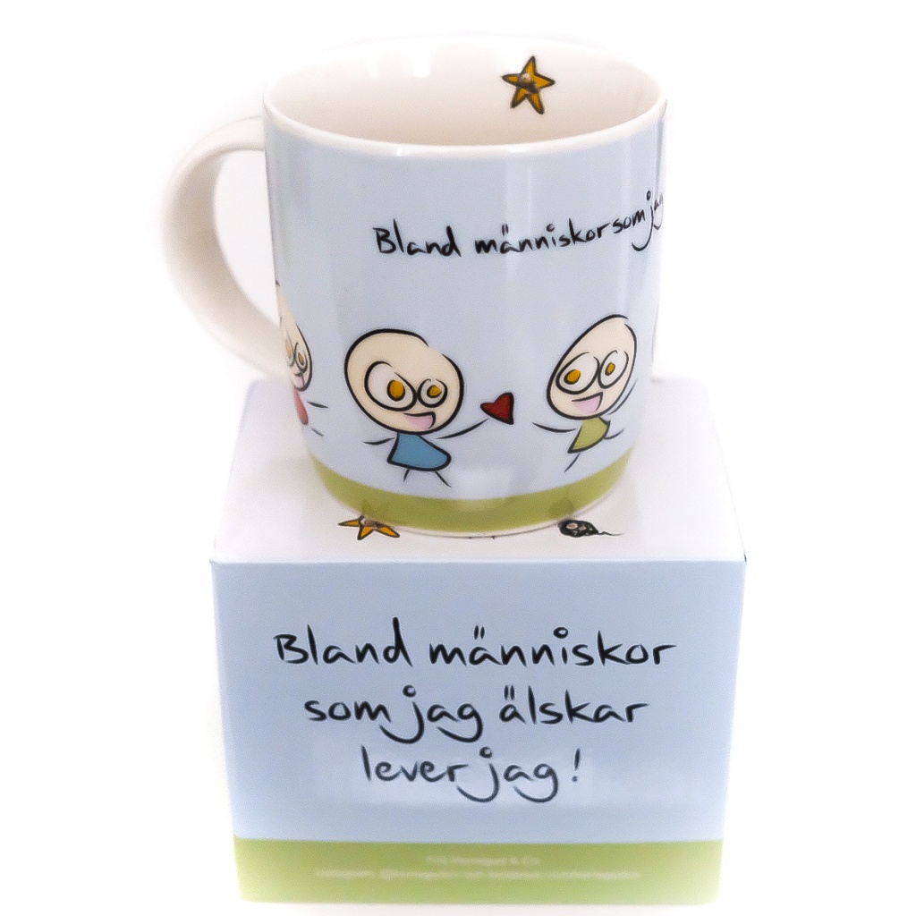 Herregud & Co mugg - Människor jag älskar