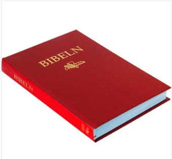 Folkbibeln 2015 - slimline, röd hårdpärm