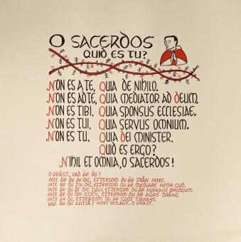 O sacerdos, plansch