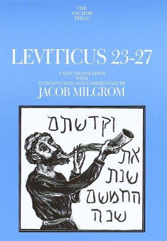 Leviticus 23-27 (The Anchor Bible)