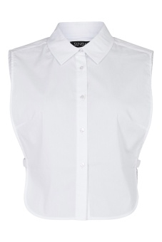 Skjortkrage vit
