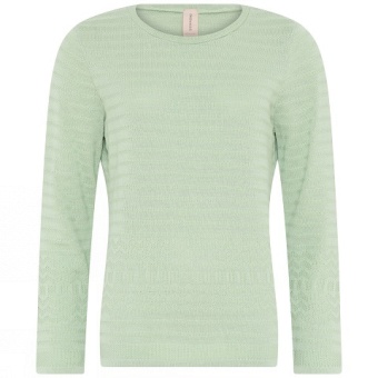 Pullover Structured tender green