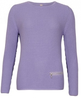 Jumper organic cotton persian lilac